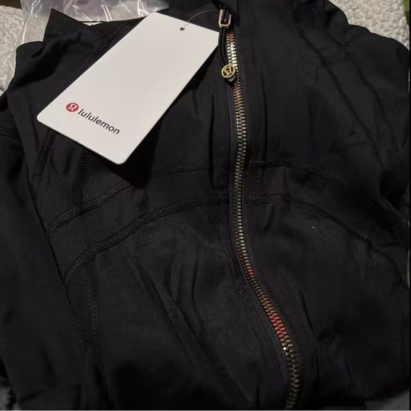 lululemon athletica Jackets & Blazers - lululemon athletica Black Jacket with Gold Zipper
